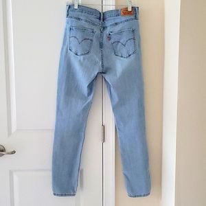 Misses Levis Jeans Light Blue Size 30W X 30L
